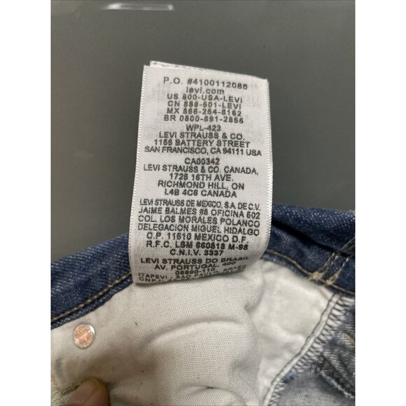 Levis 511 Men’s Skinny Fit Blue Denim Jeans Adjustable Waist Double Pocket 33x30 - Picture 11 of 11